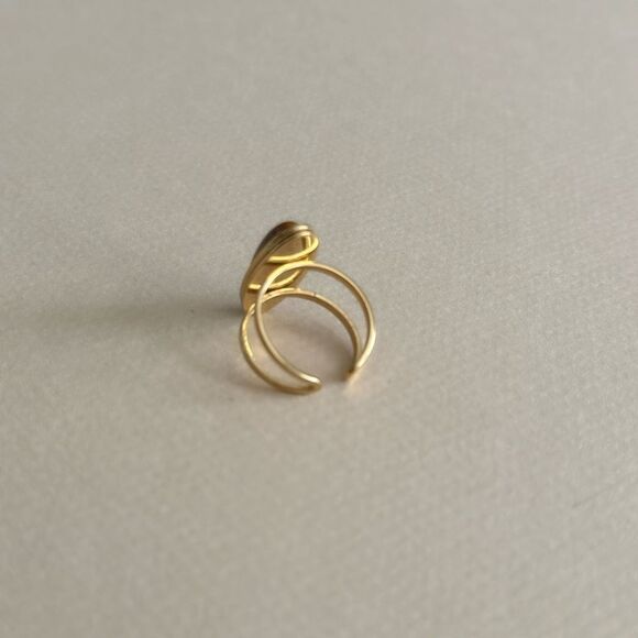 Oval tiger eye Ring #1747 - Picture 4 of 4